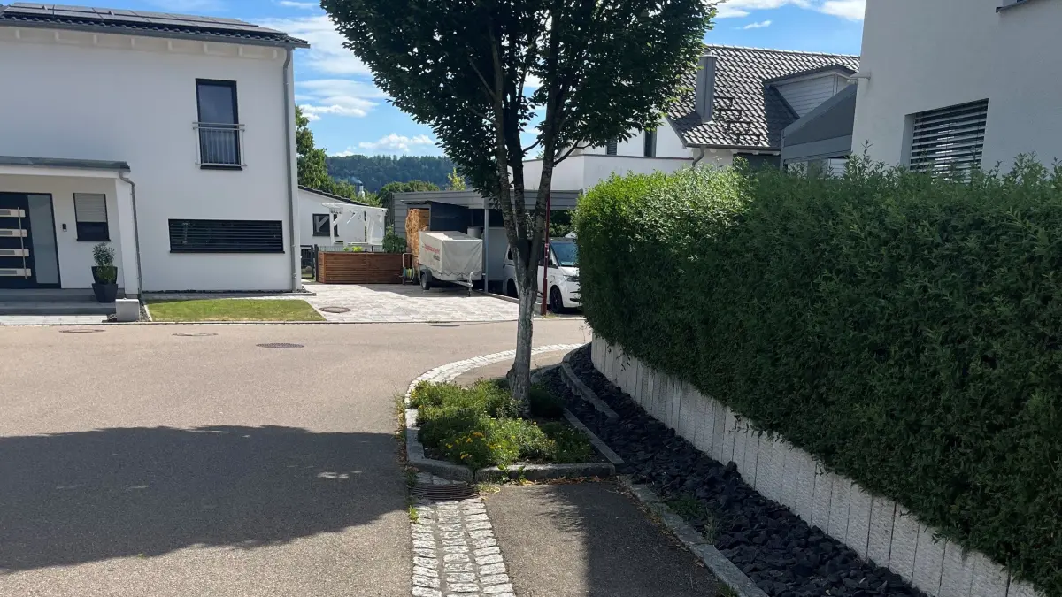 Gemeinderat Oberrot Verkehrsschau Bäume Fichtäckerstraße