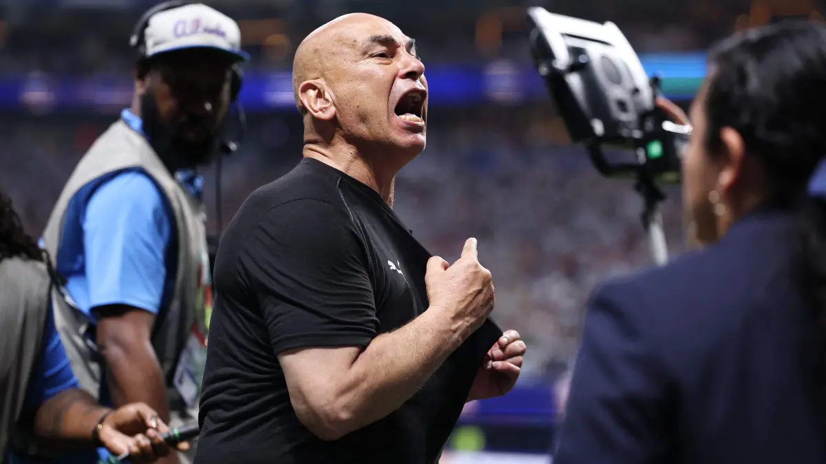 Argentina v Egypt: Round of 16 - FIFA World Cup 2026: ATLANTA, GEORGIA - JULY 07: Hossam Hassan, Head Coach of Egypt, reacts after the 2-3 loss during the FIFA World Cup 2026 Round of 16 match between Argentina and Egypt at Atlanta Stadium on July 07, 2026 in Atlanta, Georgia. Buda Mendes/Getty Images/AFP (Photo by Buda Mendes / GETTY IMAGES NORTH AMERICA / Getty Images via AFP)