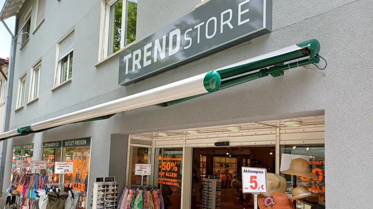 Trendstore Balingen Schaufenster