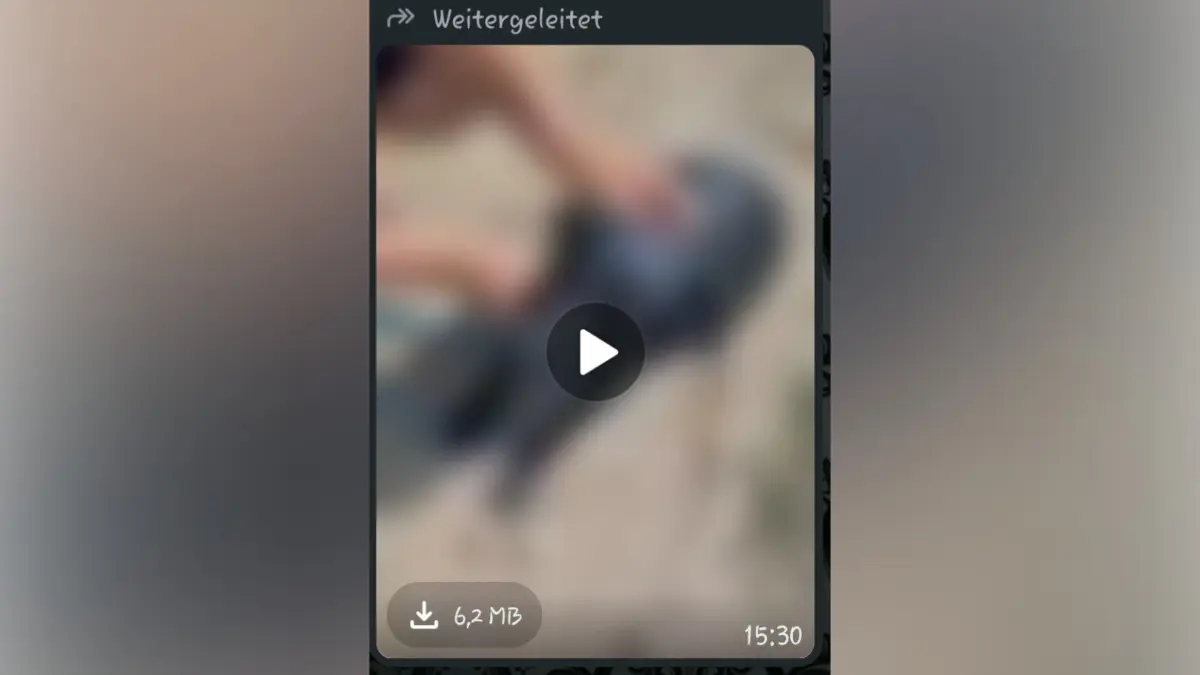 Aus dem Kommunikationsdienst WhatsApp: Über den Messengerdienst Kik habe der 31-Jährige die strafbaren Inhalte in Chats erhalten.