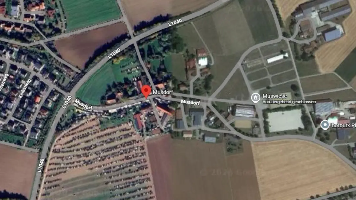 Muswiese oder nicht? Google Maps ist sich da nicht so sicher.