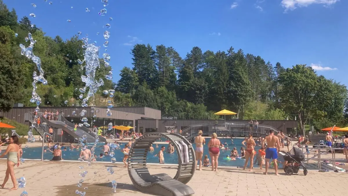 Freibad Münsingen im August 2025