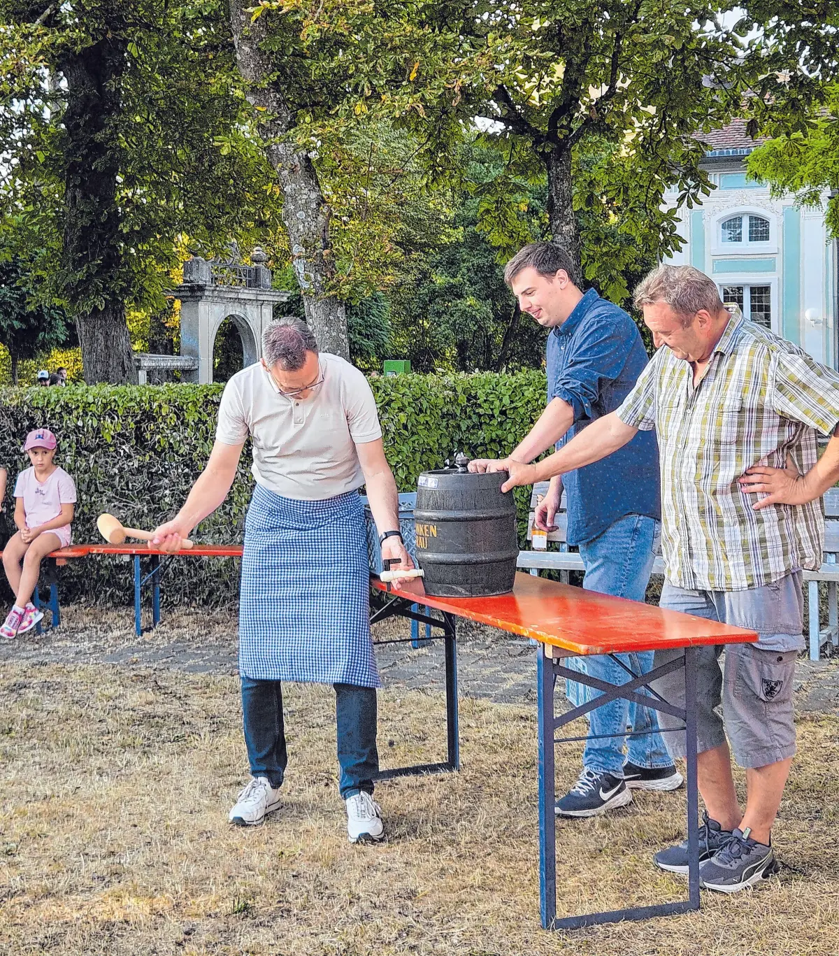 Der Bieranstich durch Bürgermeister Axel Rudolph wird das Fest am Freitagabend offiziell eröffnen.