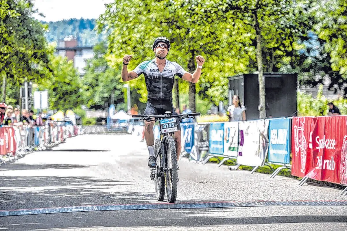 Im Endeffekt sind beim Albstadt-Bike-Marathon alle, die ins Ziel kommen, Sieger. ⇥Foto: Ski-Club Onstmettingen