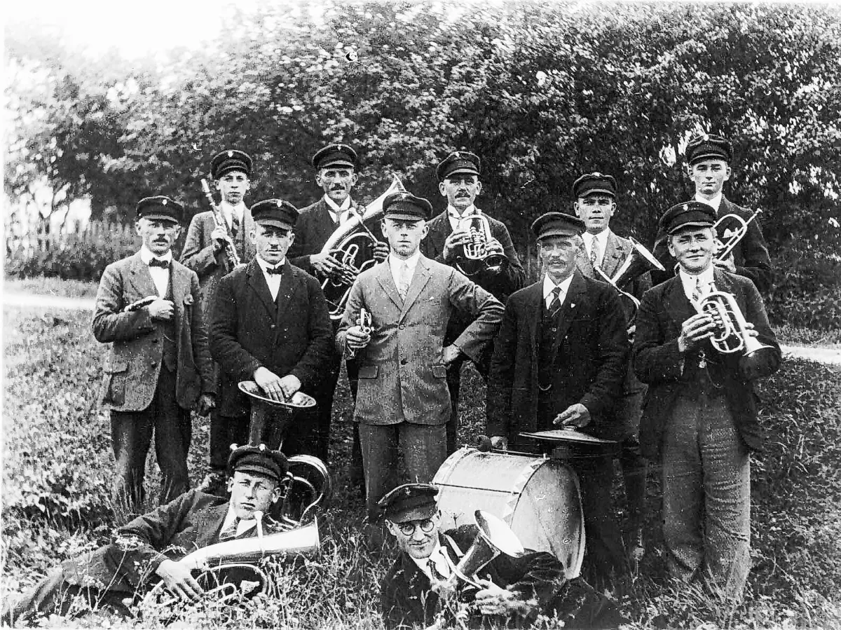 Die Ur-Besetzung des Musikvereins Böttingen im Gründungsjahr 1926.