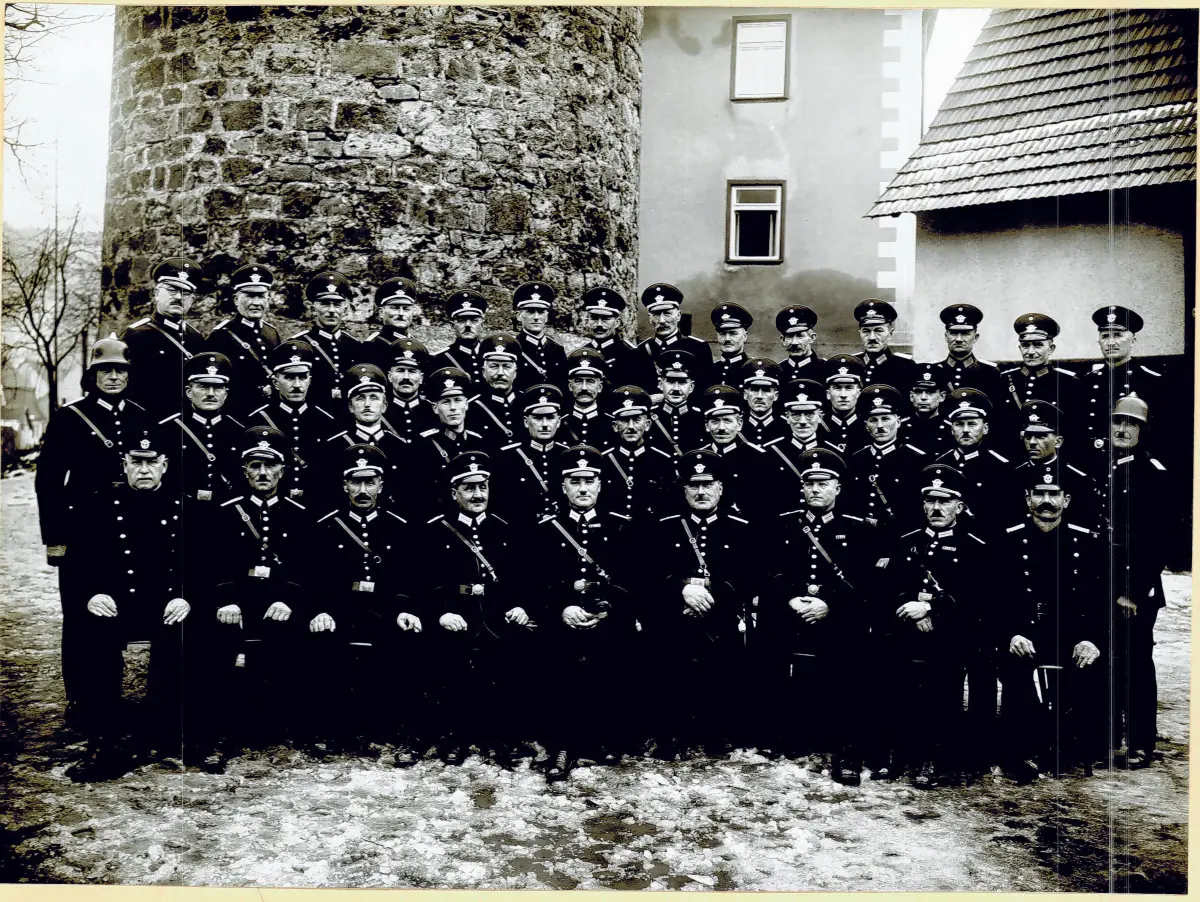 Die Kameradschaft unter den Rottenburger Feuerwehr-leuten war damals schon so gut, wie sie heute noch immer ist.