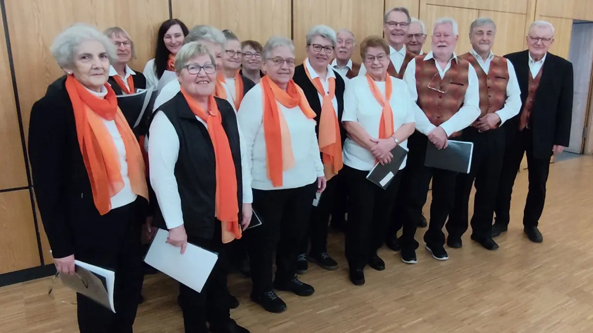 Gesangsverein Nersingen, noch mit dem alten Dirigenten Herbert Schneider