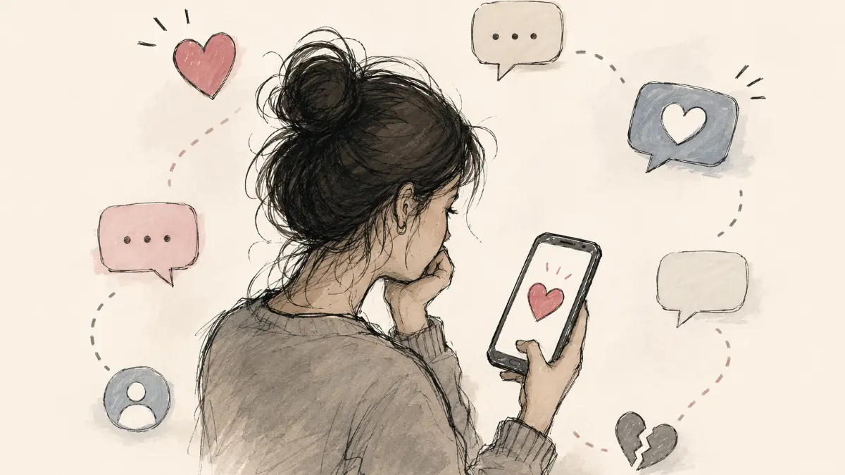 Online-Dating: Beim Breadcrumbing sendet eine Person verschiedene unverbindliche und Signale.