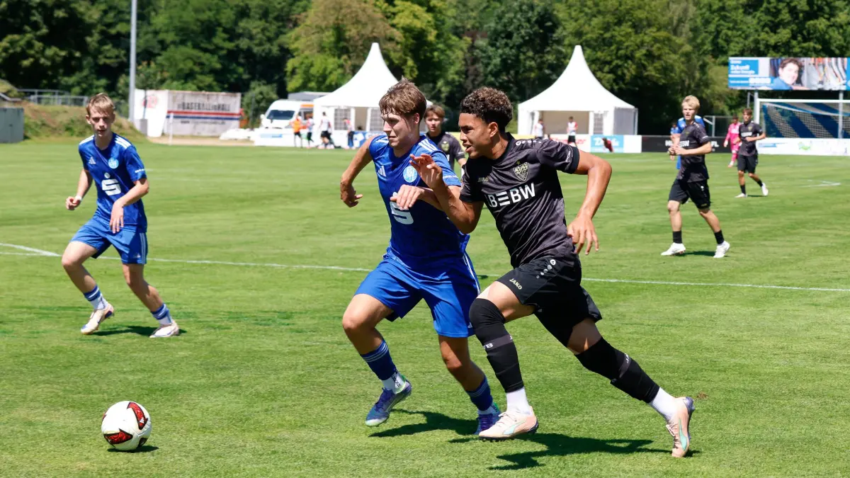 Sparkassen Bundesliga-Cup 2026, Sportfreunde Schwäbisch Hall – VfB Stuttgart, 1:3, Eröffnungsspiel, Optima-Sportpark