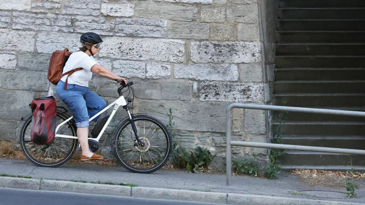 Verkehr Schwäbisch Hall Radverkehr Crailsheimer Straße Fußgänger Fahrradfahrer Autoverkehr