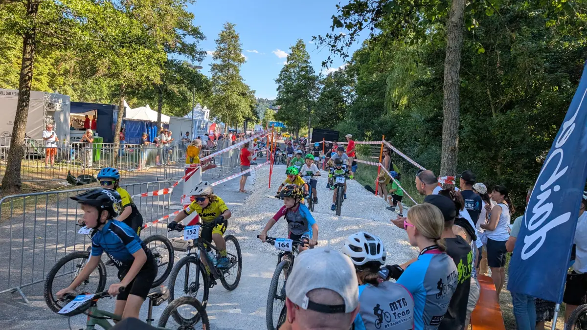 Kids beim Bike-Marathon