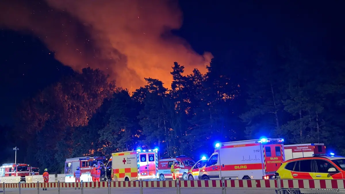 Waldbrand in Nürnberg