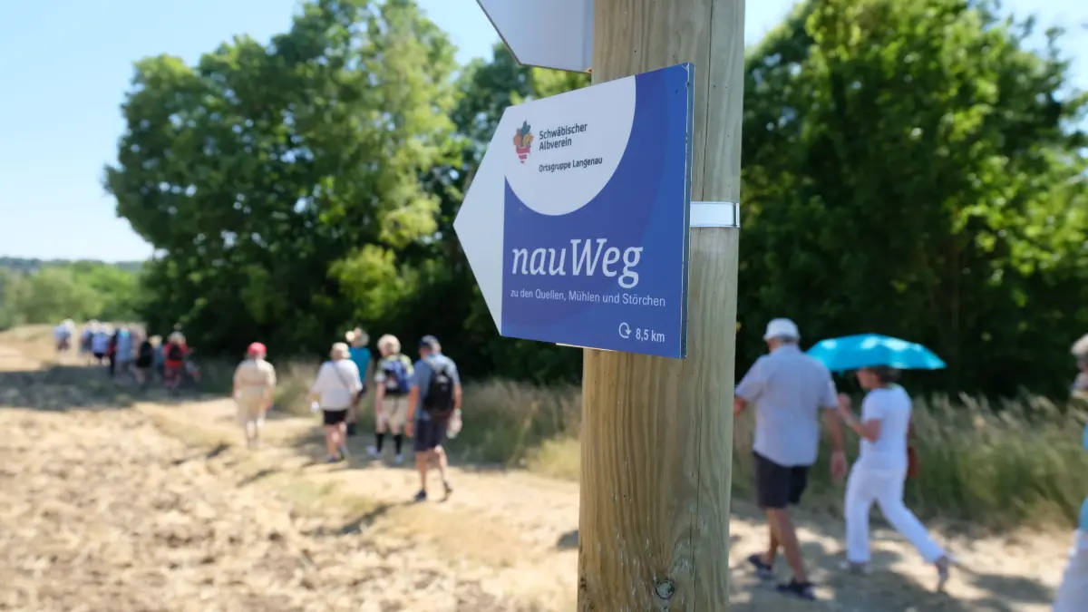 Nauweg zu den Quellen, Mühlen und Störchen in Langenau feierlich eröffnet