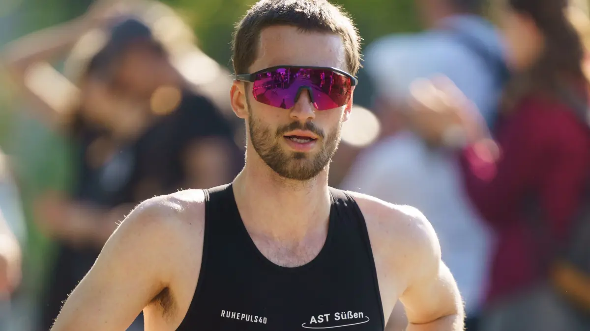 Triathlet Duncan Frey vom AST Süßen in der Landesliga.