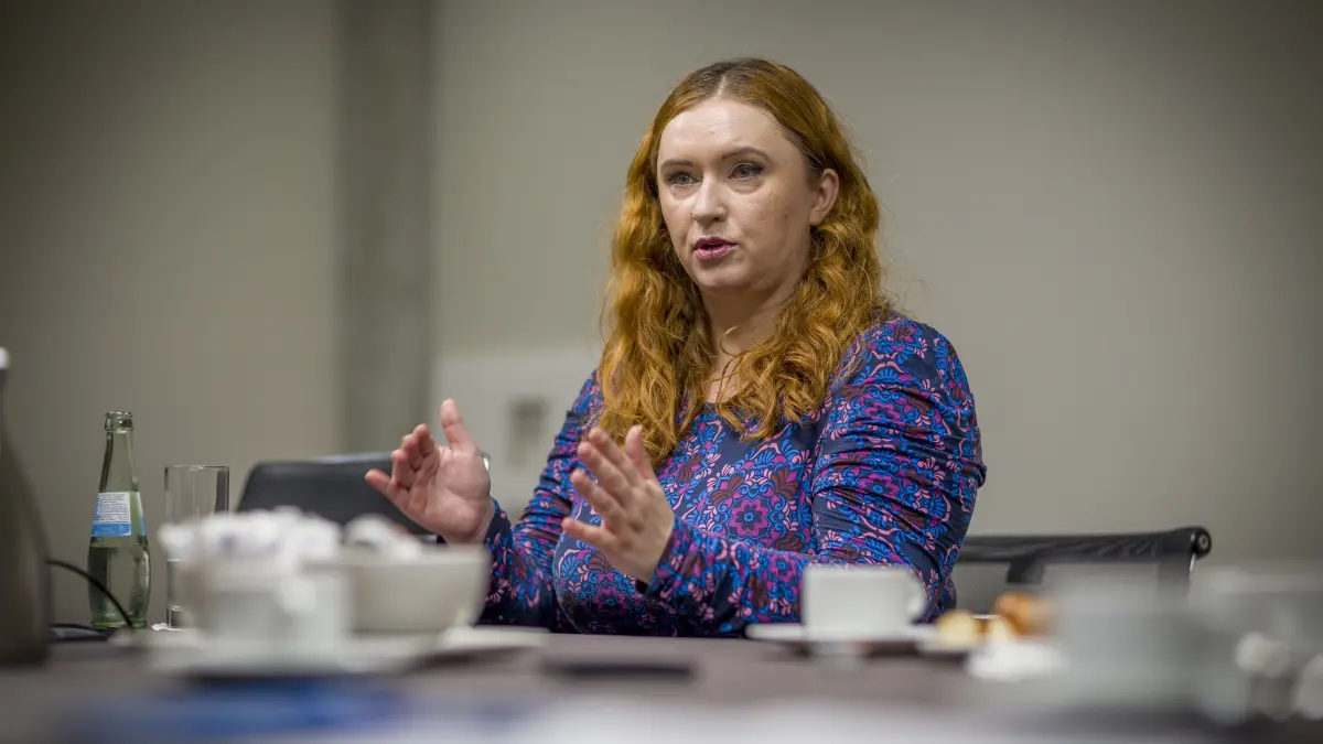 Redaktionsbesuch Agnieszka Brugger MdB, Stellvertretende Vorsitzende Bündnis90/Die Grünen