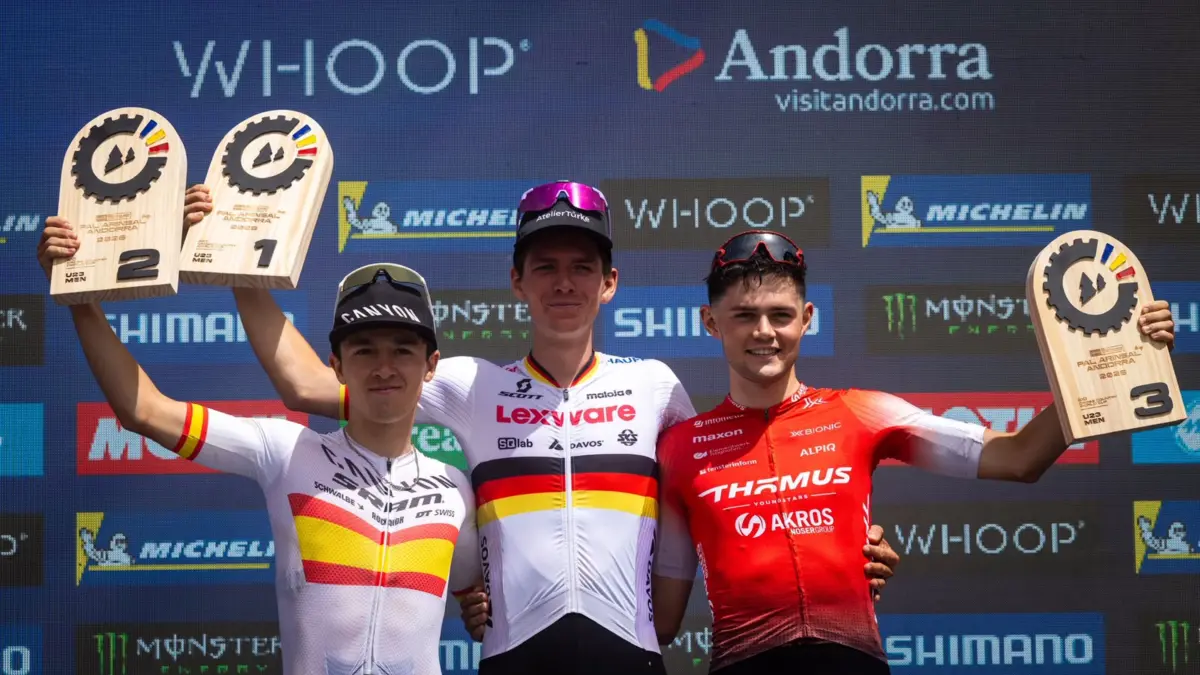 Paul Schehl (Mitte), Mountainbike Weltcup U23, Andorra
