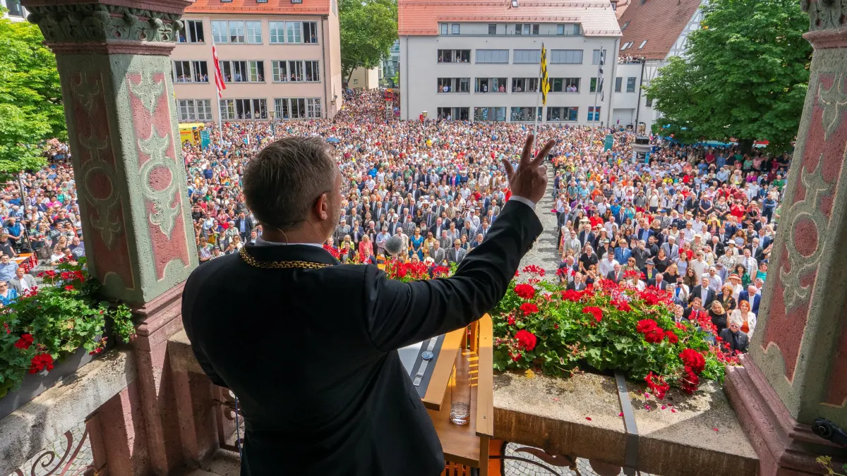 OB Ansbacher Schwur Ulm Schwörmontag: OB Ansbacher Schwur Ulm Schwörmontag
