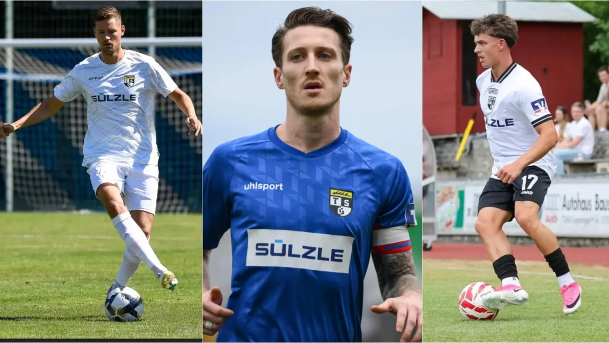 Marvin Jäger, Sascha Eisele und Maxim Schmalz.