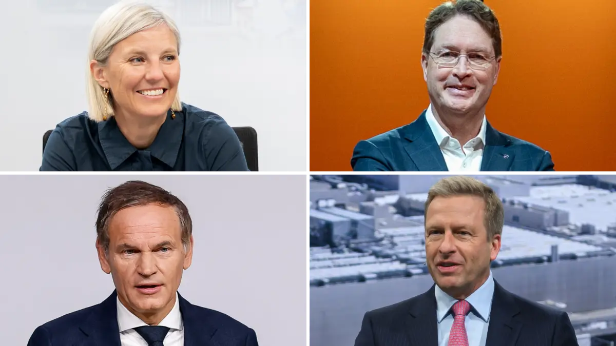 Radström, Källenius, Blume, Zipse Collage