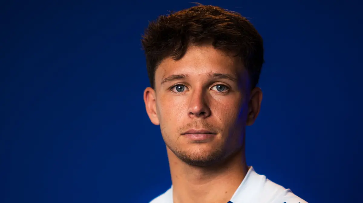 Der FV Illertissen startet in die Saison der Fußball-Regionalliga Bayern 2026/27. Jordi Wegmann, Nummer 19.