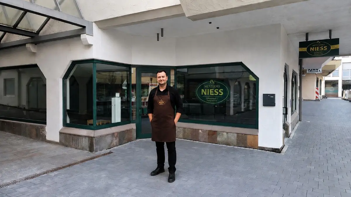 In Reichenbach/Fils eröffnet Patrick Niess am 18. Juli seine Metzgerei.