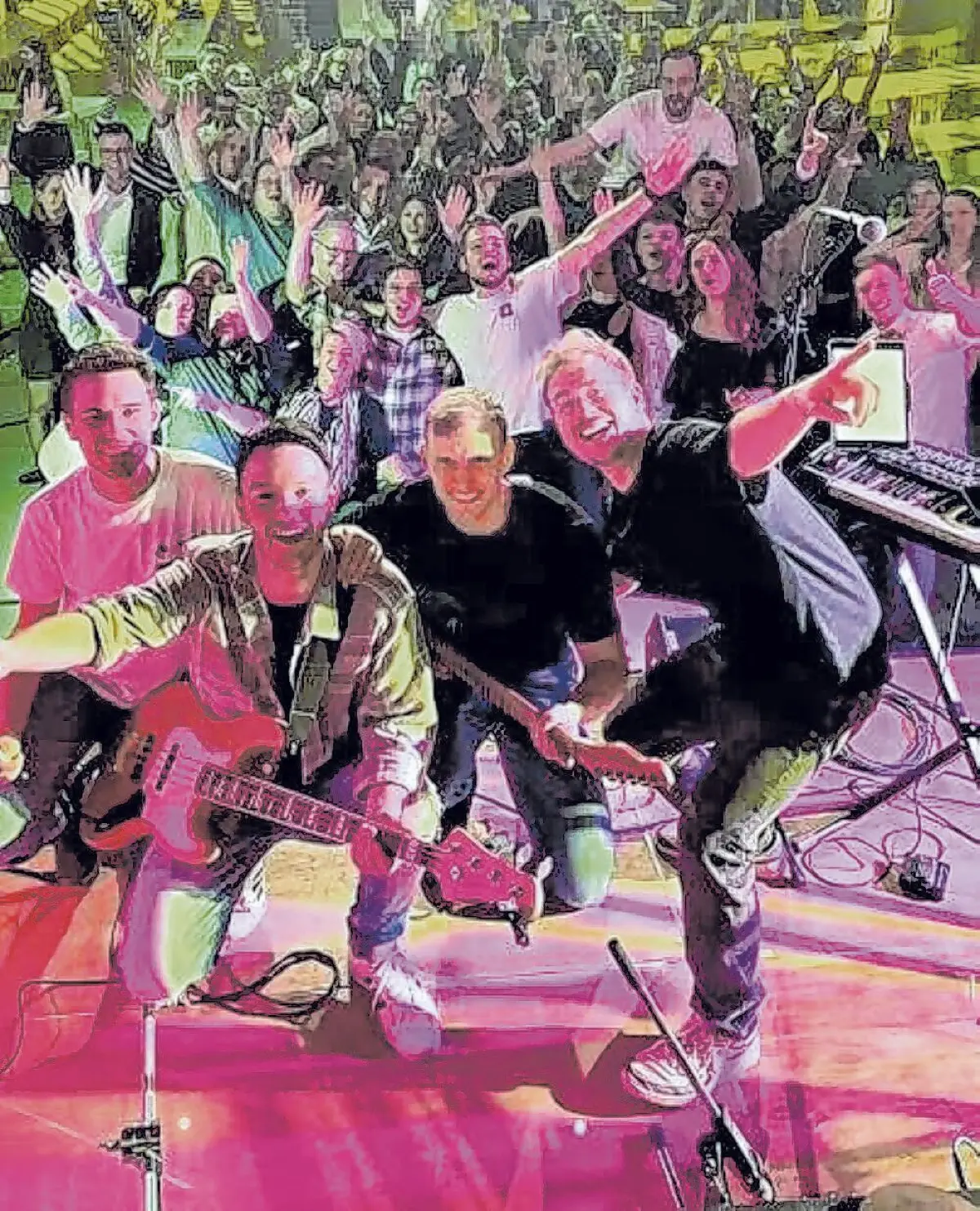 Die Coverband CUE wird dem Fest am Freitagabend denrockigen Schliff verleihen.⇥Foto: CUE