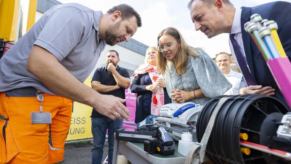 Kuchen - offizieller Start zum Glasfaserausbau