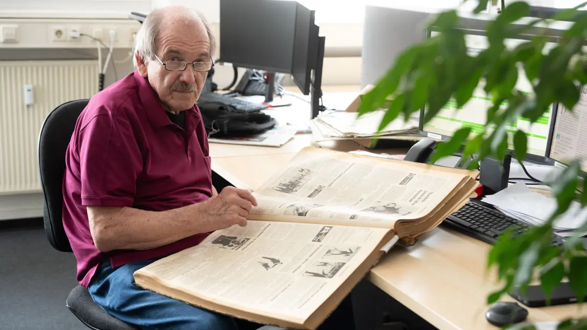 Jubiläum 80 Jahre NWZ Redaktion Karl-Heinz Preusker