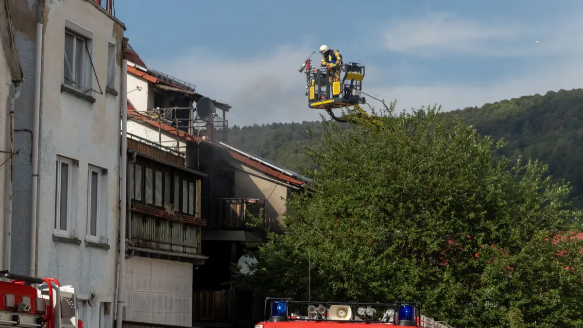 Ein Großeinsatz in der Ebinger Innenstadt beschäftigte die Feuerwehr am Donnerstagg über mehrere Stunden.