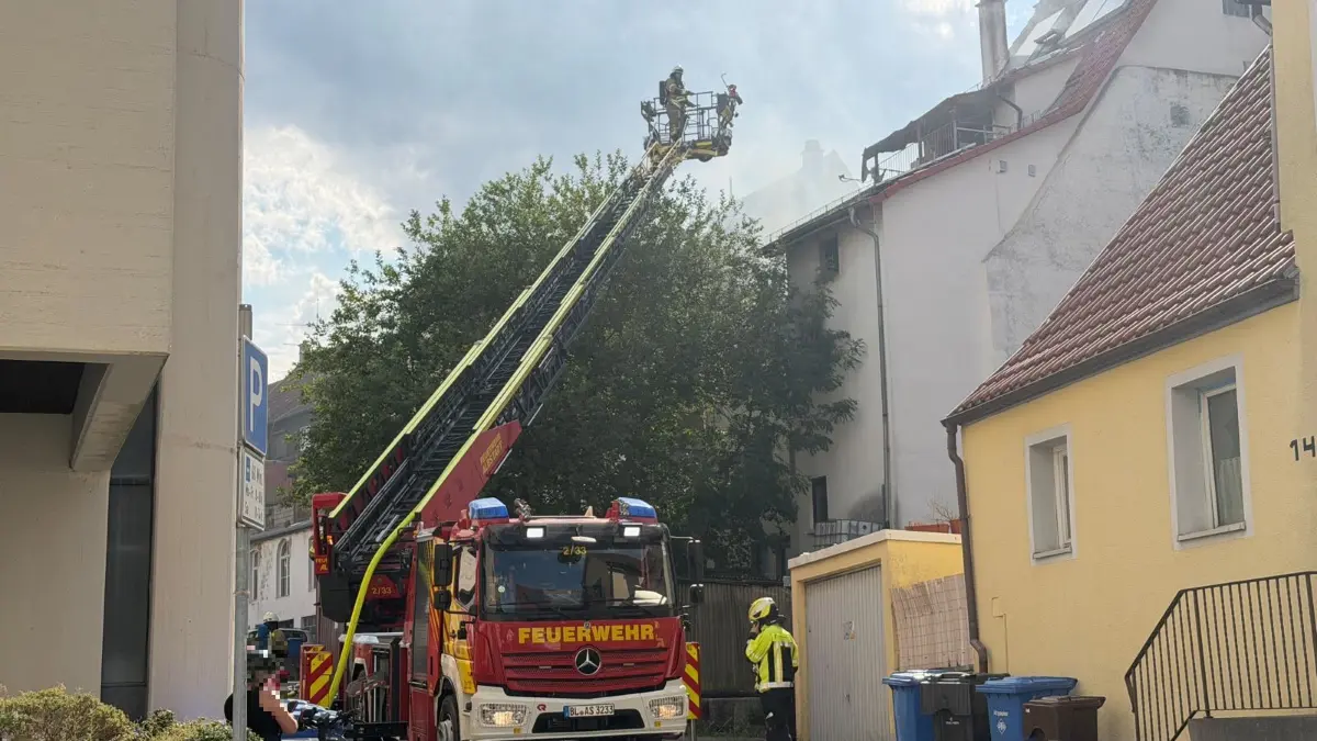 In einem Wohnhaus in Albtsadt Ebingen ist ein Feuer ausgebrochen.
