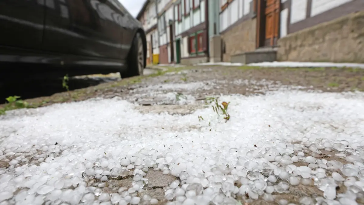 Wetter - Hagel in Sachsen-Anhalt