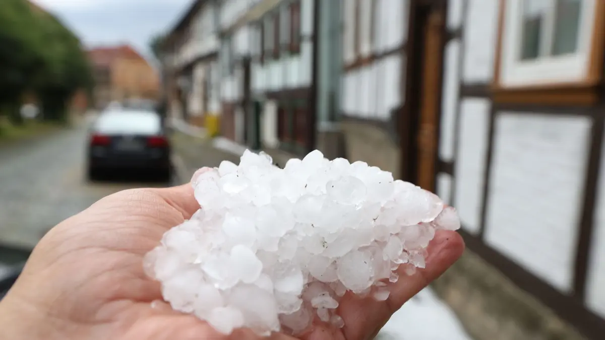 Wetter - Hagel in Sachsen-Anhalt