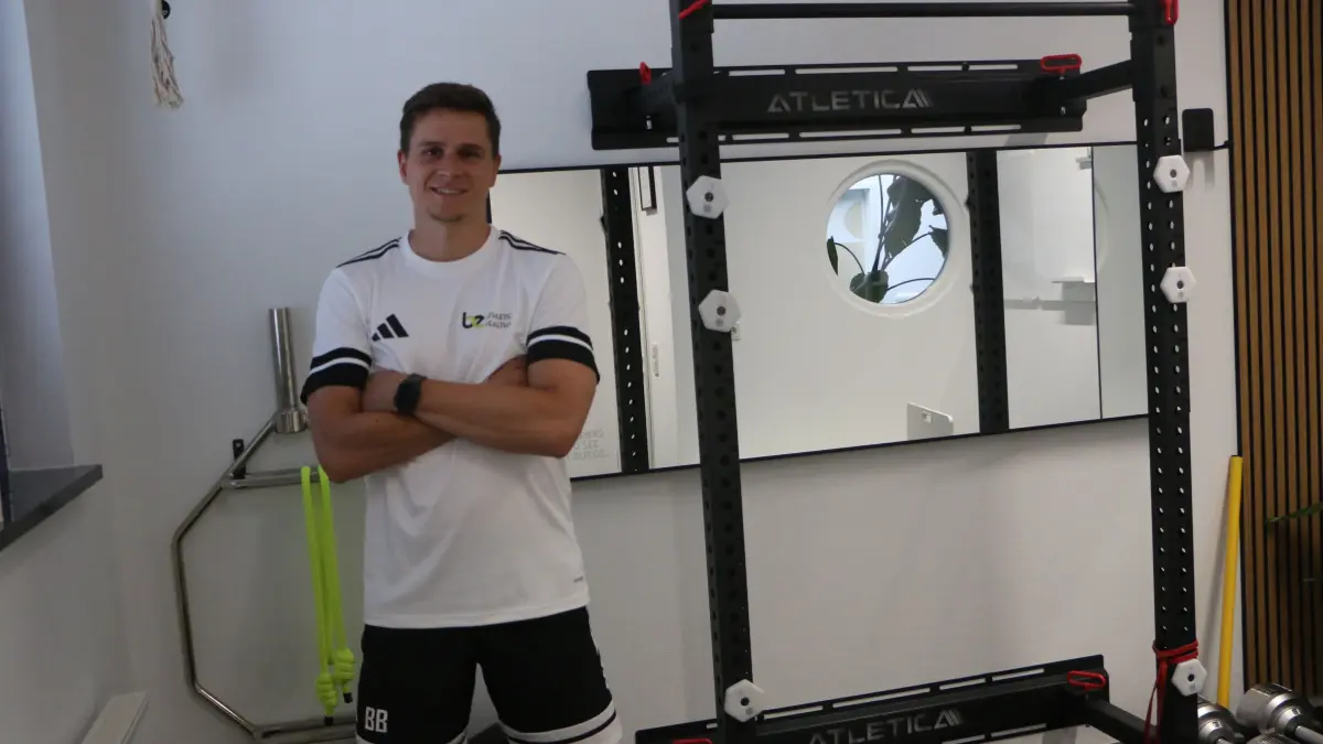 Bernd Botsch hat sich im Athletik- und Fitnessbereich selbstständig gemacht und einen Raum in Wörnitz angemietet.