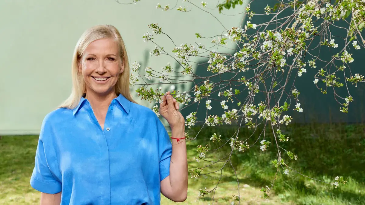 Andrea Kiewel präsentiert auch in diesem Jahr wieder den „ZDF-Fernsehgarten“.