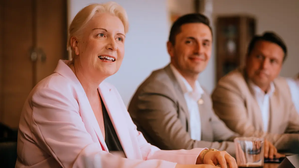 Silke Kurz stellte sich als Kandidatin der Christdemokraten bei der Oberbürgermeisterwahl in Reutlingen vor.