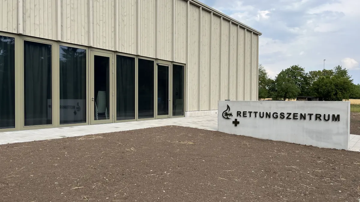 Das neue Rettungszentrum für Feuerwehr und Rotes Kreuz in Altingen soll im September offiziell eingeweiht werden.