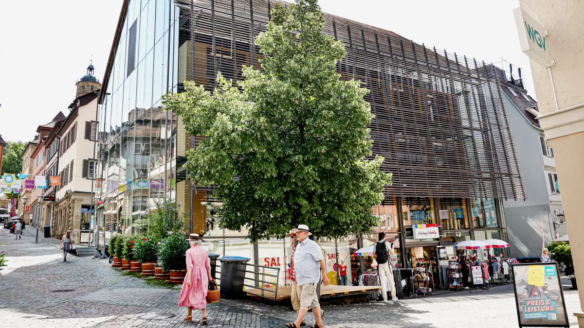 Die Stadtbibliothek Schwäbisch Hall ist seit 25 Jahren im Glashaus am Milchmarkt beheimatet