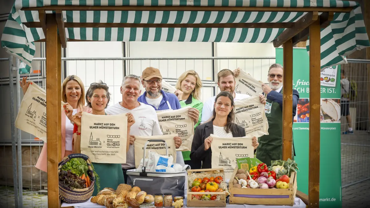 Pressegespräch Ulmer Wochenmarkt: Neuerungen und Herausforderungen