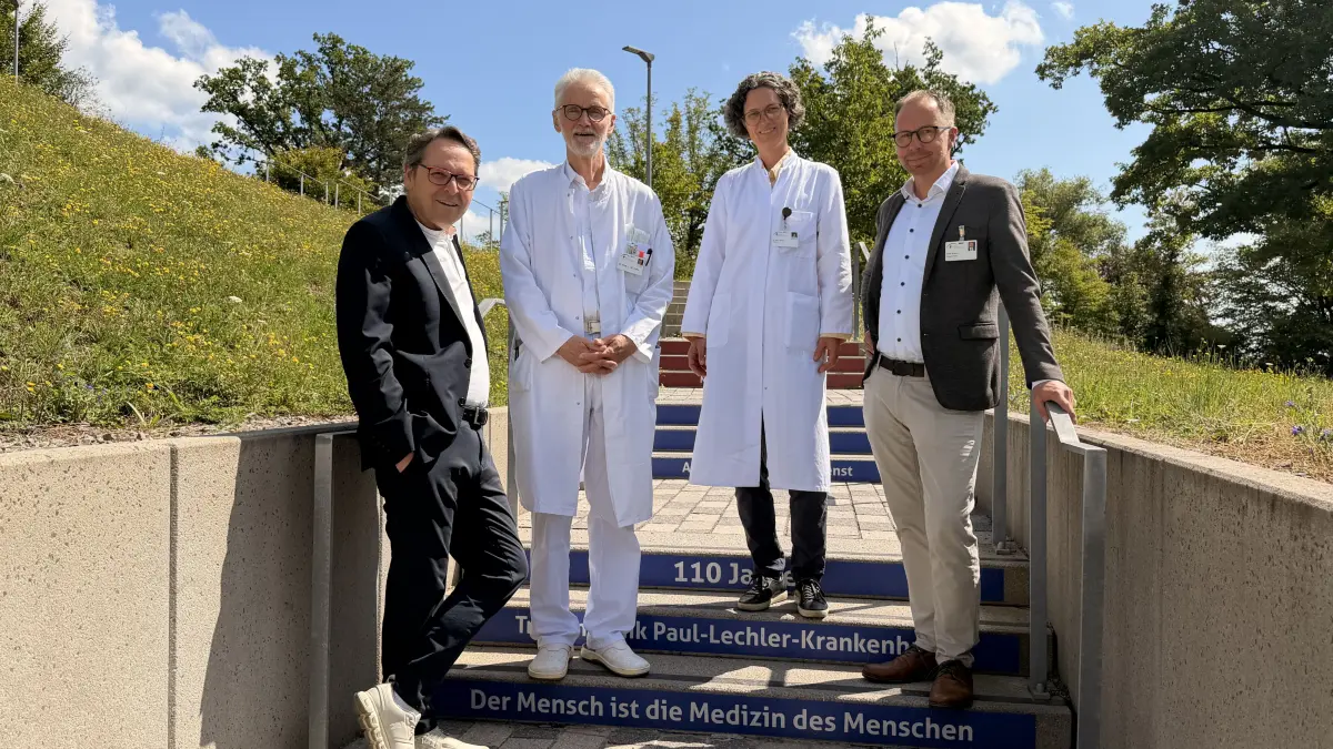 Tropenklinik Paul-Lechler-Krankenhaus Tübingen: Wolfgang Stäbler (Geschäftsführer), Johannes-Martin Hahn (von 2002 bis 2026 Chefarzt), Claudia Raichle (Chefärztin), Sven Braun (Pflegedirektor)