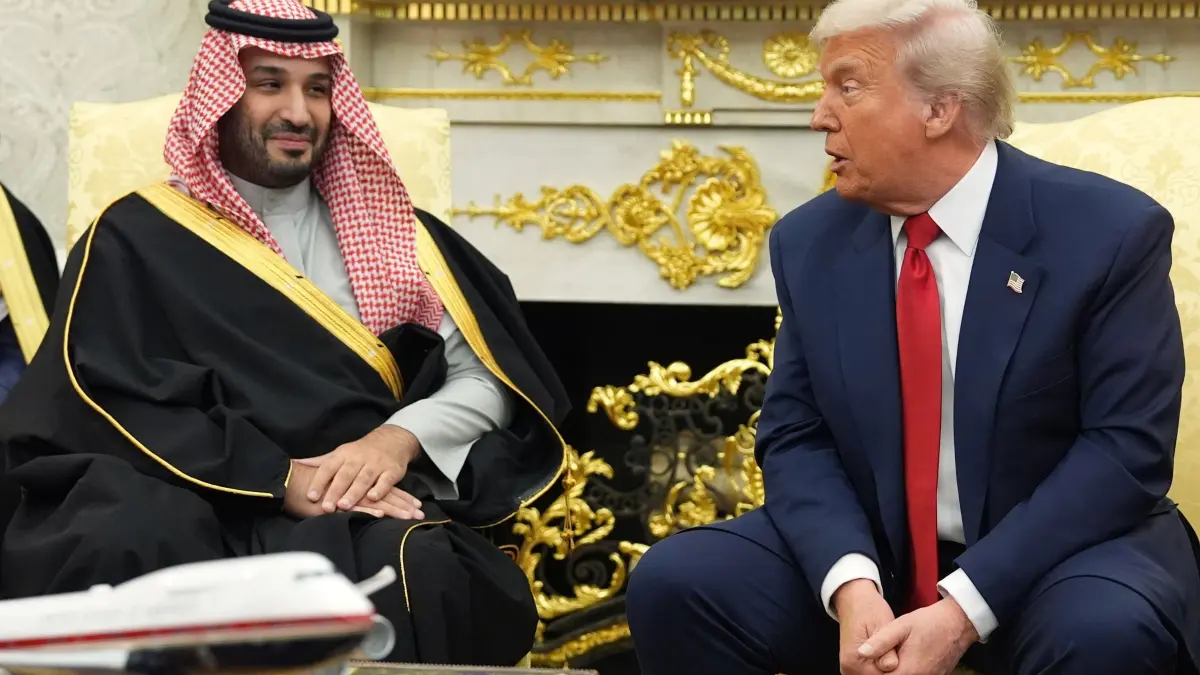 Saudi-Arabiens Kronprinz bin Salman und US-Präsident Trump