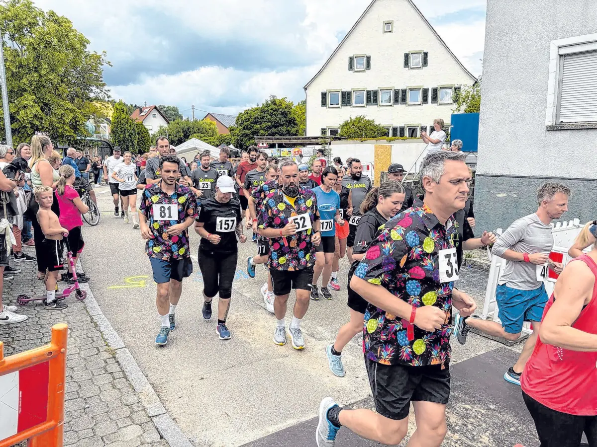 Am Kreßberglauf können Kinder und Erwachsene teilnehmen. Nach dem Lauf steigt dann das Dorffest mit Musik von „Tobse und Micha“. ⇥Fotos: privat