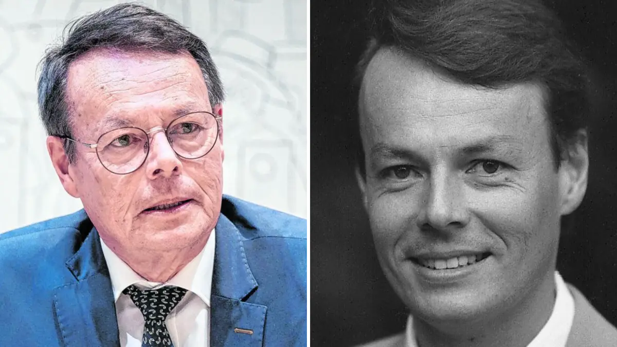 Klaus Tappeser, als Regierungspräsident 2026 und als OB von Rottenburg 1995.
