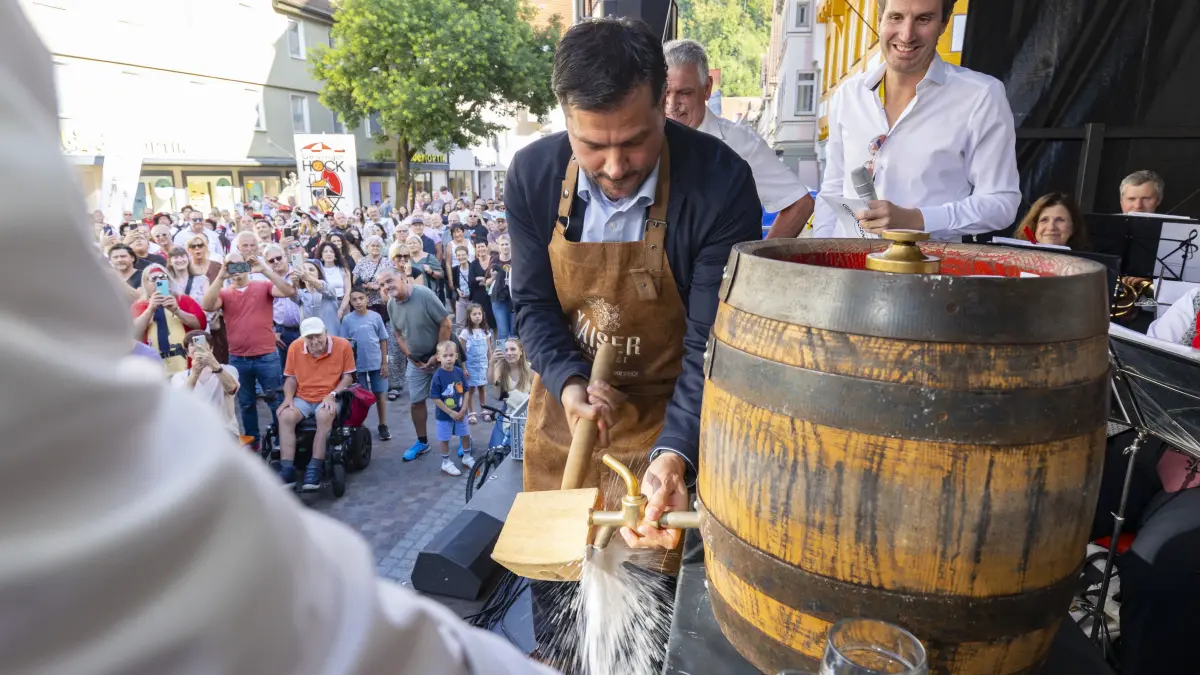 Geislingen, Stadtfest - Geislinger Hock 2026 - Fassanstich am Hock-Freitag