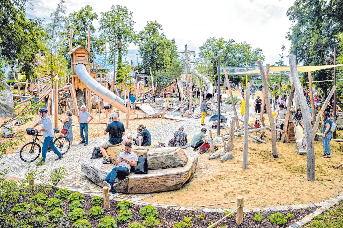 Der Piratenspielplatz ist eines der Highlights.⇥Foto: Carolin Albers