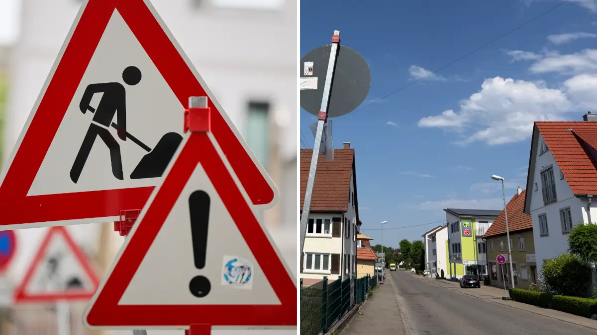 In der Steinhofener Straße in Bisingen ist eine Baustelle mit Sperrungen für einen Vollausbau geplant.
