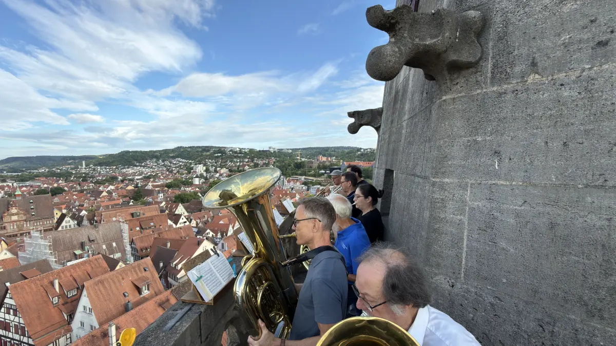 Tübingen Stiftskirche Turmbläser Posaunenchor