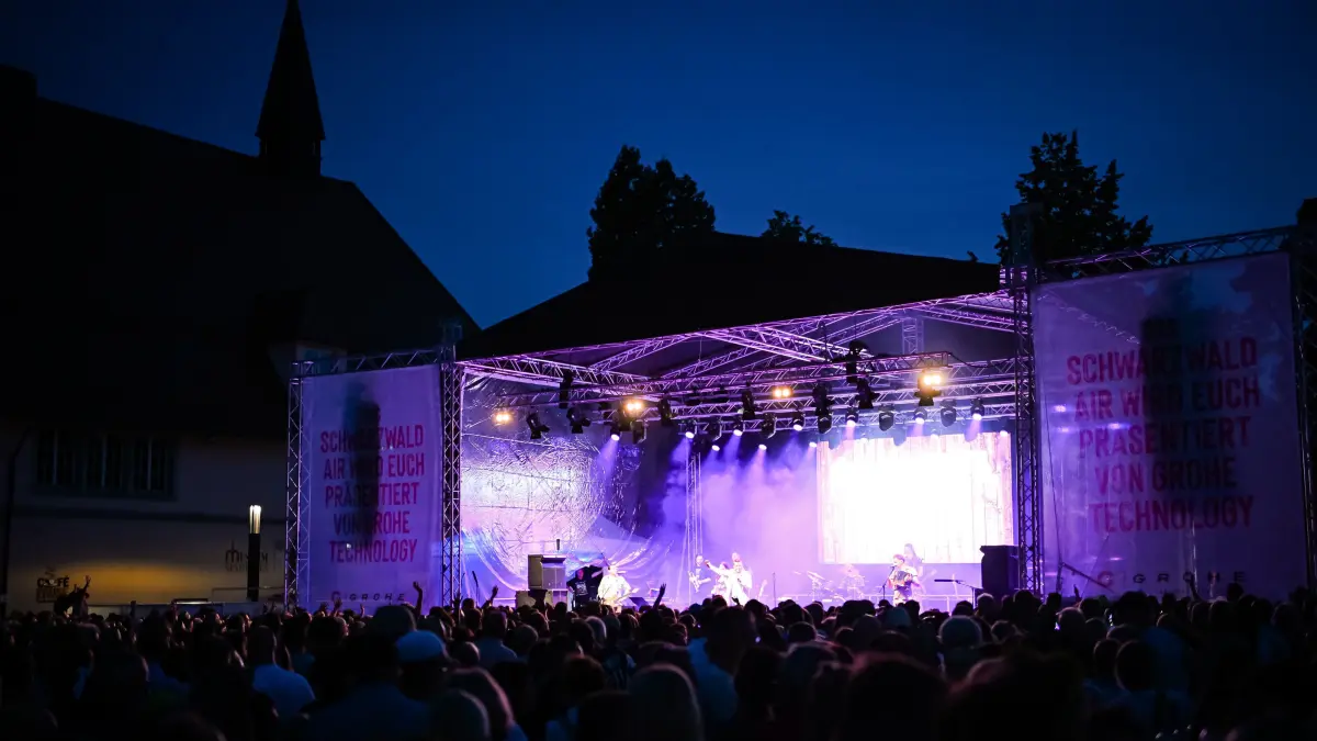 Freudenstadt 24.07.2026
Schwarzwald Air
Open-Air-Festival auf dem Marktplatz:
Vorgruppe, Die Dorfrocker
FOTO: Pressefoto ULMER / Markus Ulmer
xxNOxMODELxRELEASExx