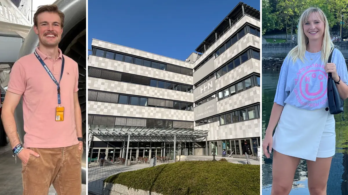 Die 23-Jährigen erleben während ihres Studiums so einiges. Gina Schneider war etwa ein Semester lang in Kanada, Jannis Bojara in Madrid. Gerade absolvieren sie Praktika. Regulär sind sie am Campus in Hall anzutreffen.
