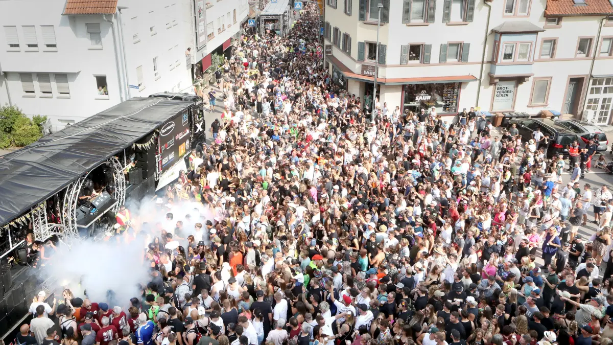 Die Beatparade in Empfingen erwies sich abermals als Besuchermagnet.