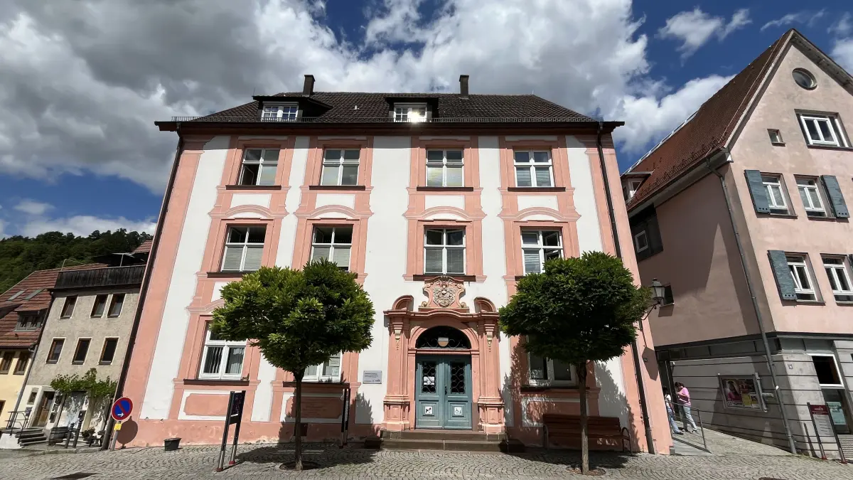 Geßlersches Amtshaus Horb Marktplatz Weiße Frau
